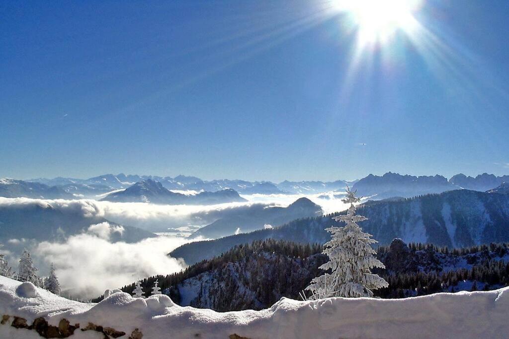 Kampenzeit Ferienwohnung-Traumhafter Panoramablick Aschau im Chiemgau Exterior foto